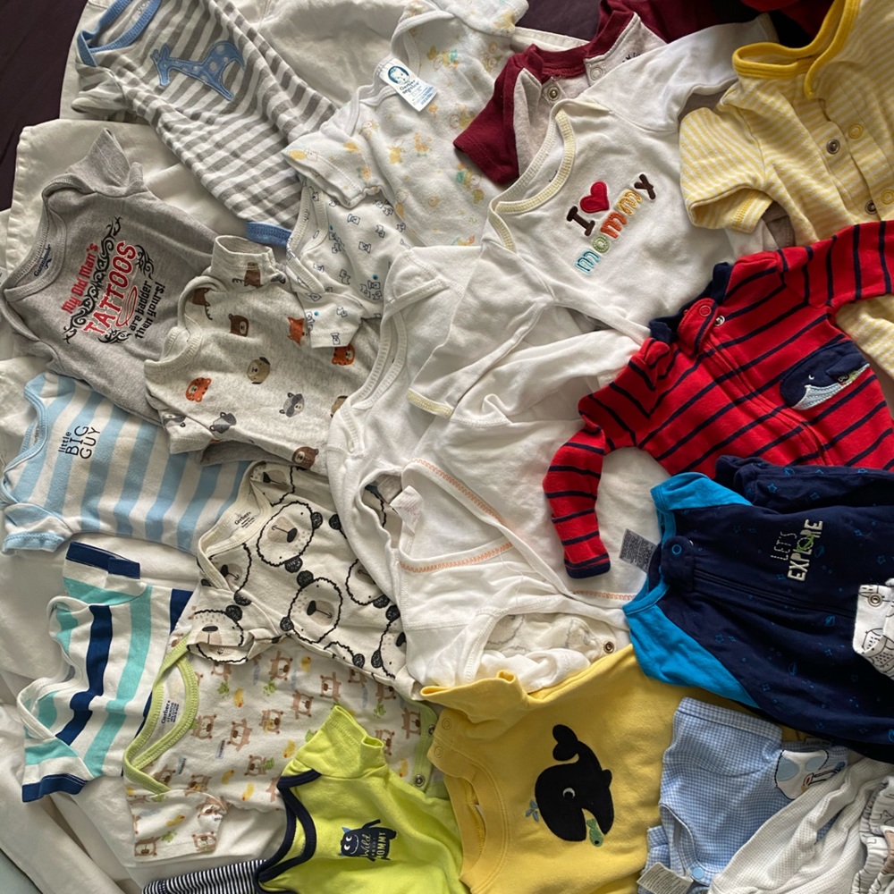Newborn baby boy onesies